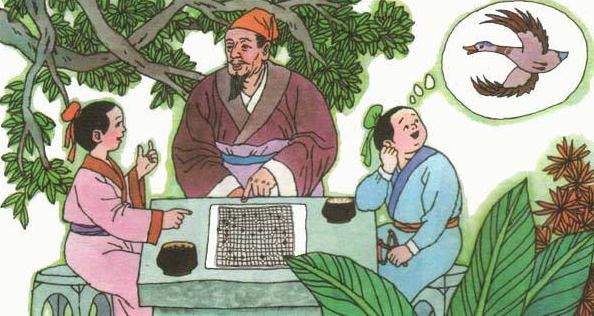 六年级下册语文文言文二则之学弈课堂复习重点